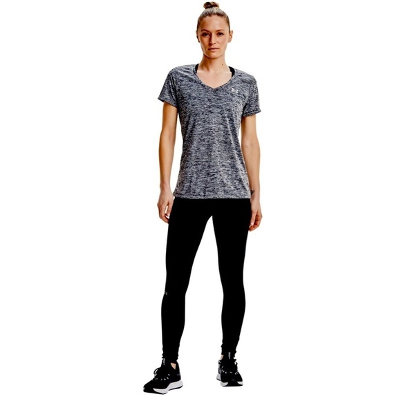 UNDER ARMOUR • Women's UA Tech™ Twist V-Neck Short Sleeve Top Shirt - Picture 3 of 8